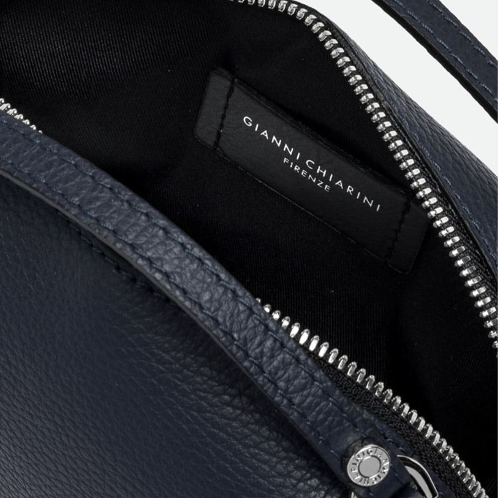 Bolso azul piel cruzado Gianni Chiarini foto 4