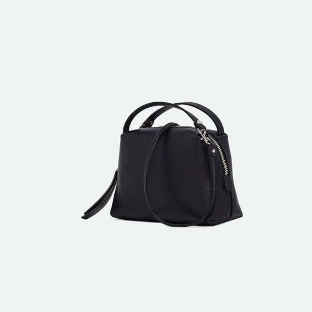 Bolso negro asa y bandolera piel Gianni Chiarini foto 3