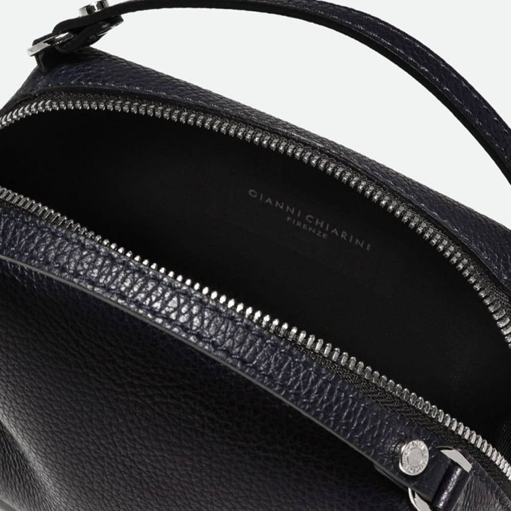 Bolso negro asa y bandolera piel Gianni Chiarini foto 4