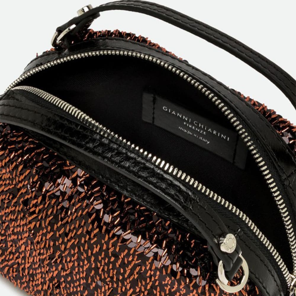 Bolso bronce doble asa y bandolera Gianni Chiarini foto 4