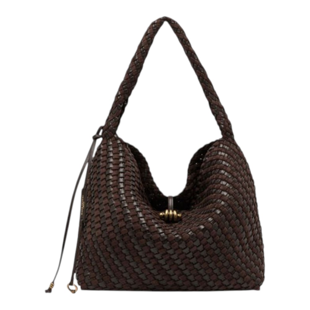 Bolso trenzado marrón asa Gianni Chiarini Aurelie BS 12066