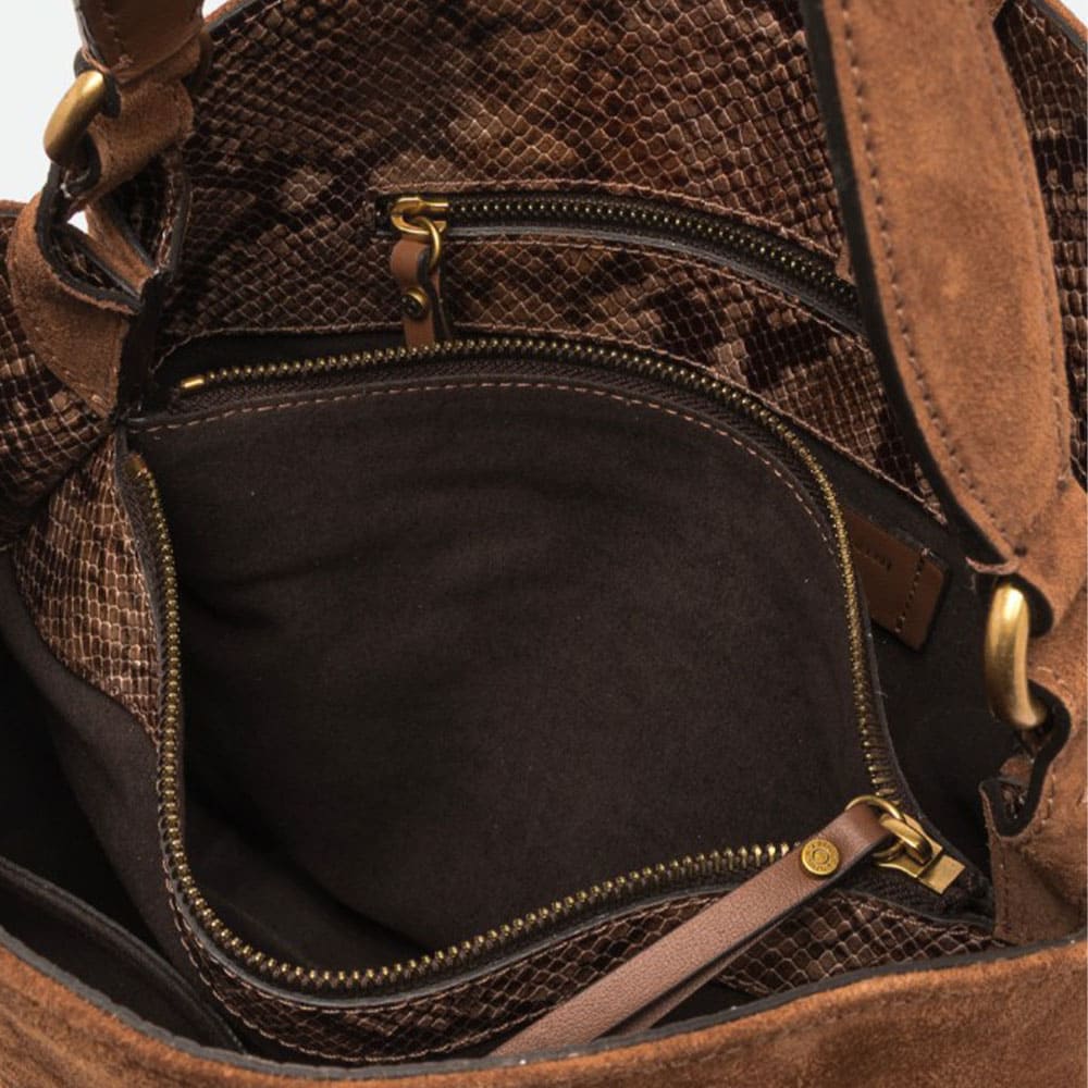 Bolso ante coñac asa Gianni Chiarini foto 4