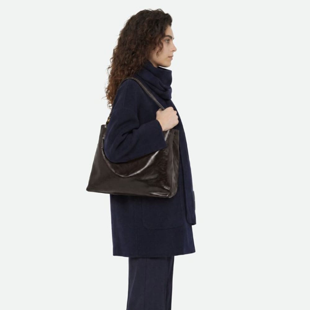 Bolso hombro piel marrón Gianni Chiarini foto 2
