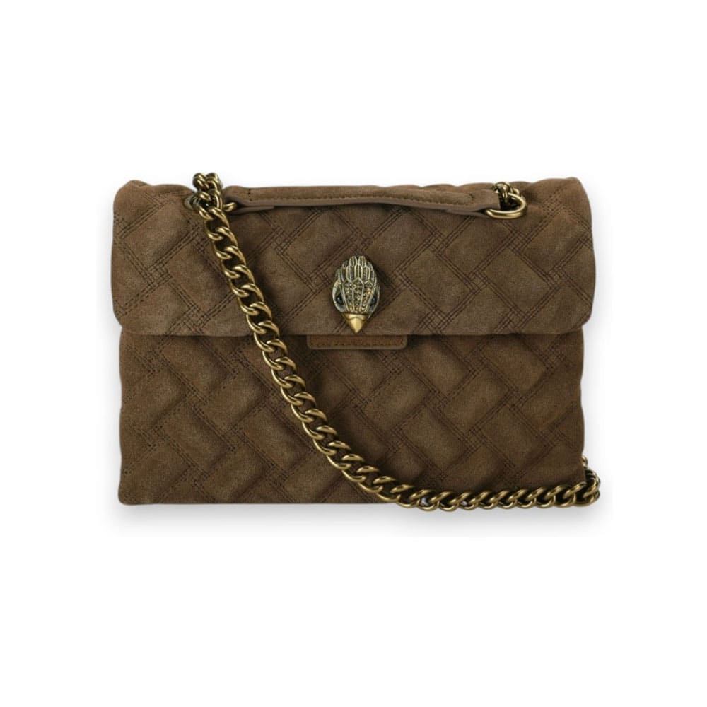 Bolso cadena ante marrón Kurt Geiger 6344430219 Mini Kensington