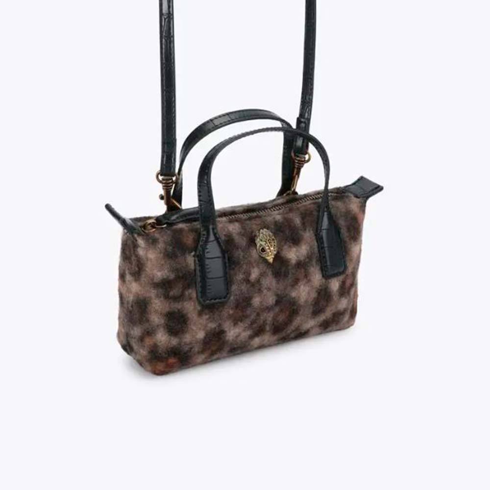 Bolso leopardo cremallera cruzado Kurt Geiger foto 3