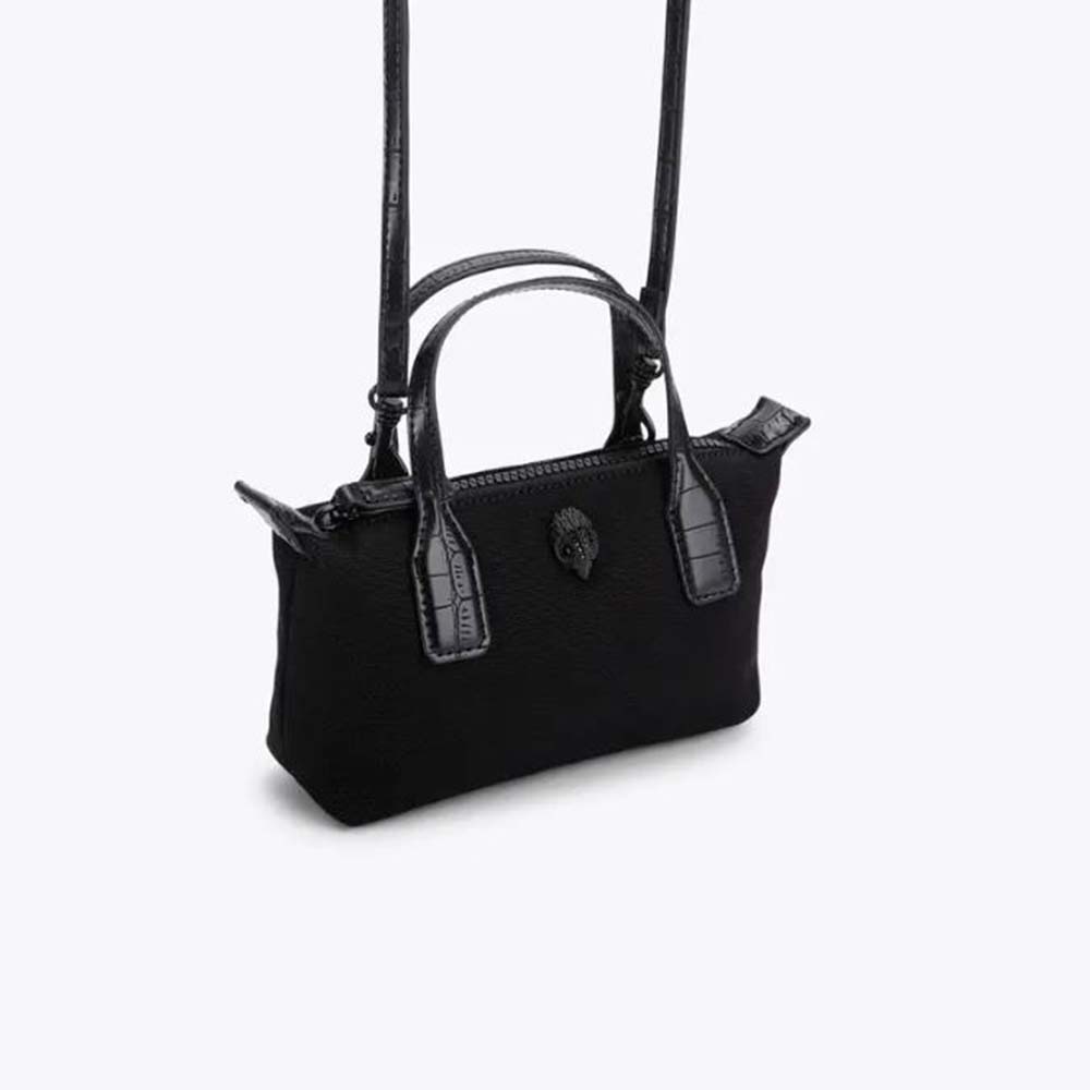 Bolso negro tela pequeño cruzado Kurt Geiger foto 3
