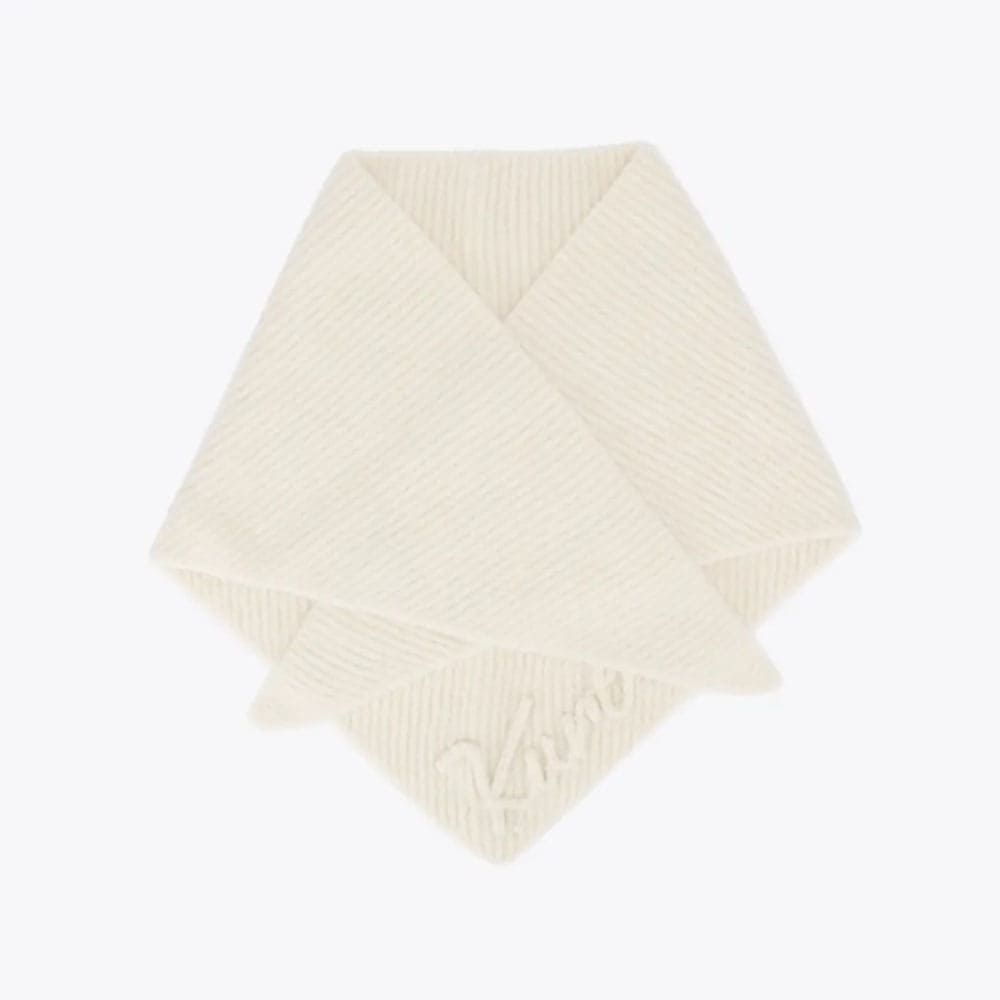 Bufanda tipo bandana punto beig Kurt Geiger 6214541999 Knit