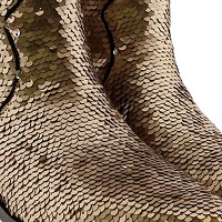 Botas con lentejuelas