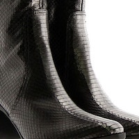 Botas piel serpiente
