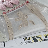 Zapatilla transparente