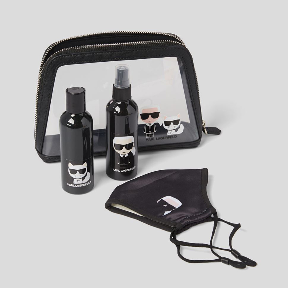 Neceser kit viaje con mascarilla Karl Lagerfeld 211W3916