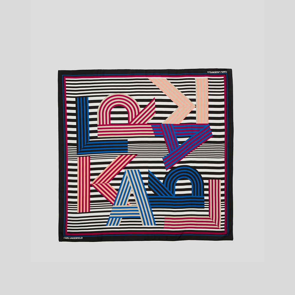 Pañuelo seda letras Karl Lagerfeld 215W3305