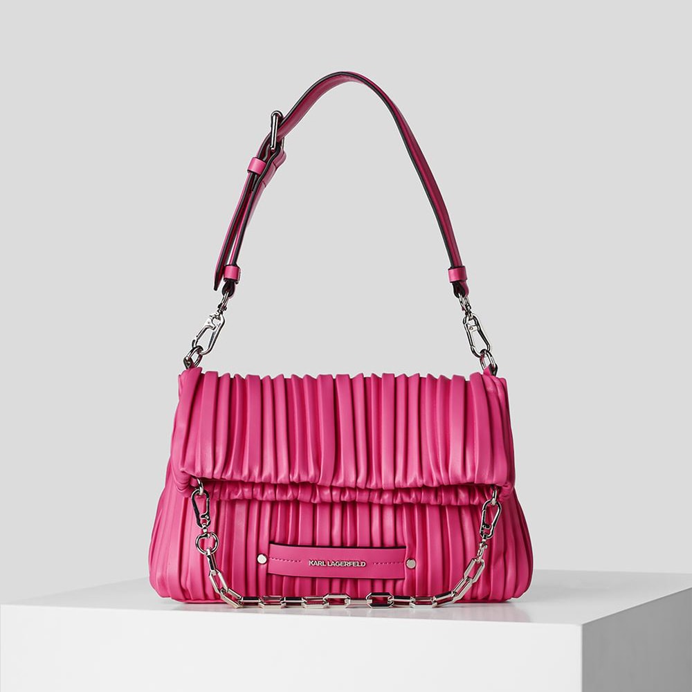 Bolso tote plegable Karl Lagerfeld 220W3009 Fuxia