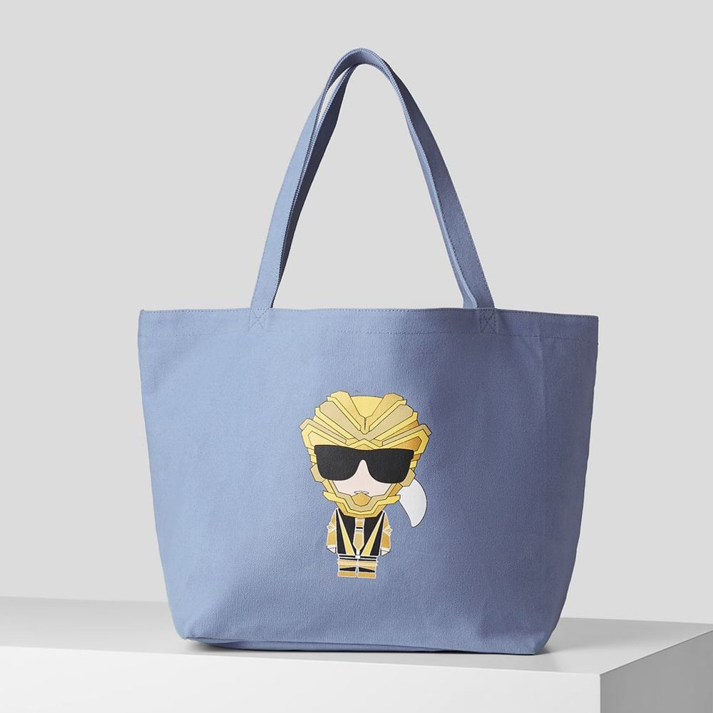 Bolsa lona héroes Karl Lagerfeld 225W3904 Azul
