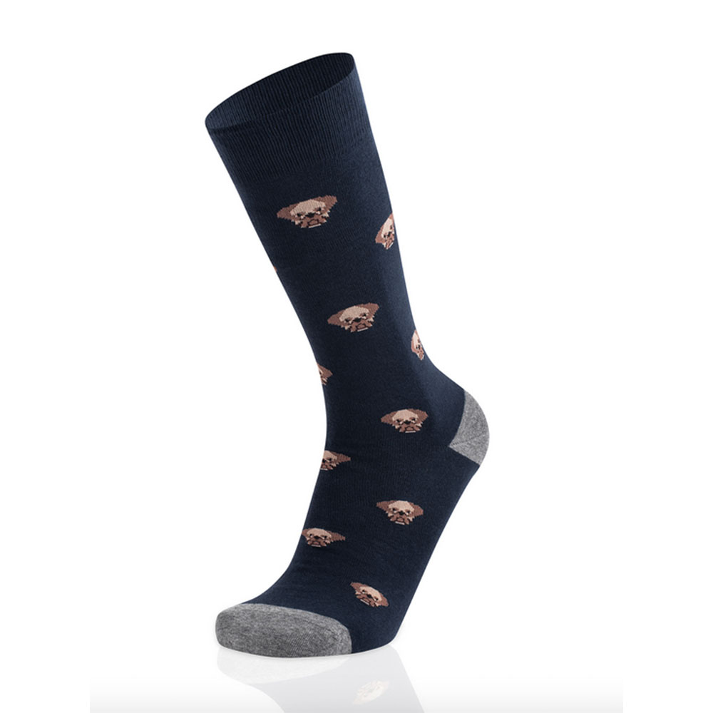 Calcetines altos caballeros perros West Mister Pug
