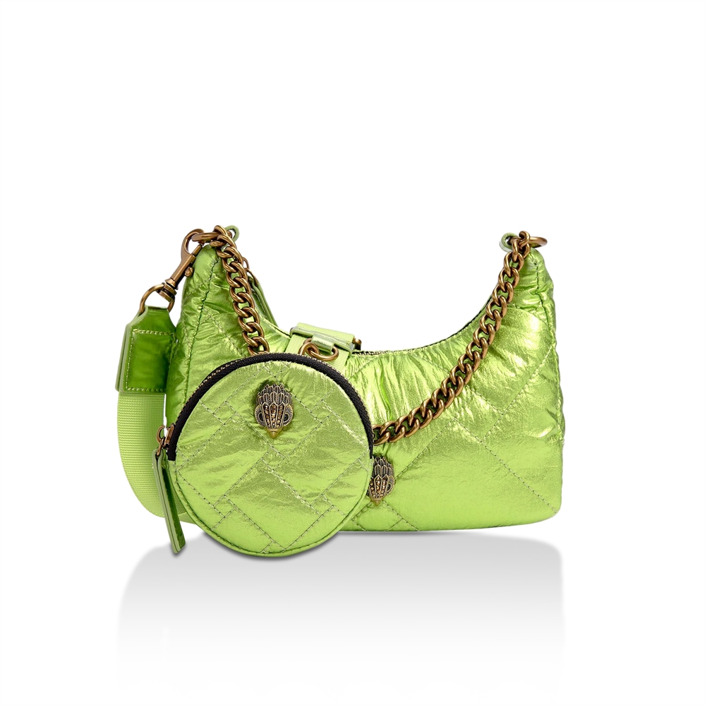 Bolso bandolera nylon verde Kurt Geiger Nylon Sm Multy Xbody