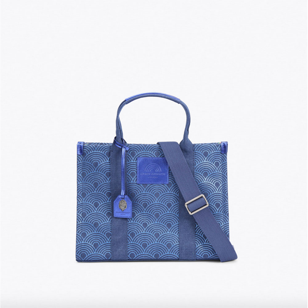 Bolso tote logo asa Kurt Geiger Mini Southbank Tote Azul