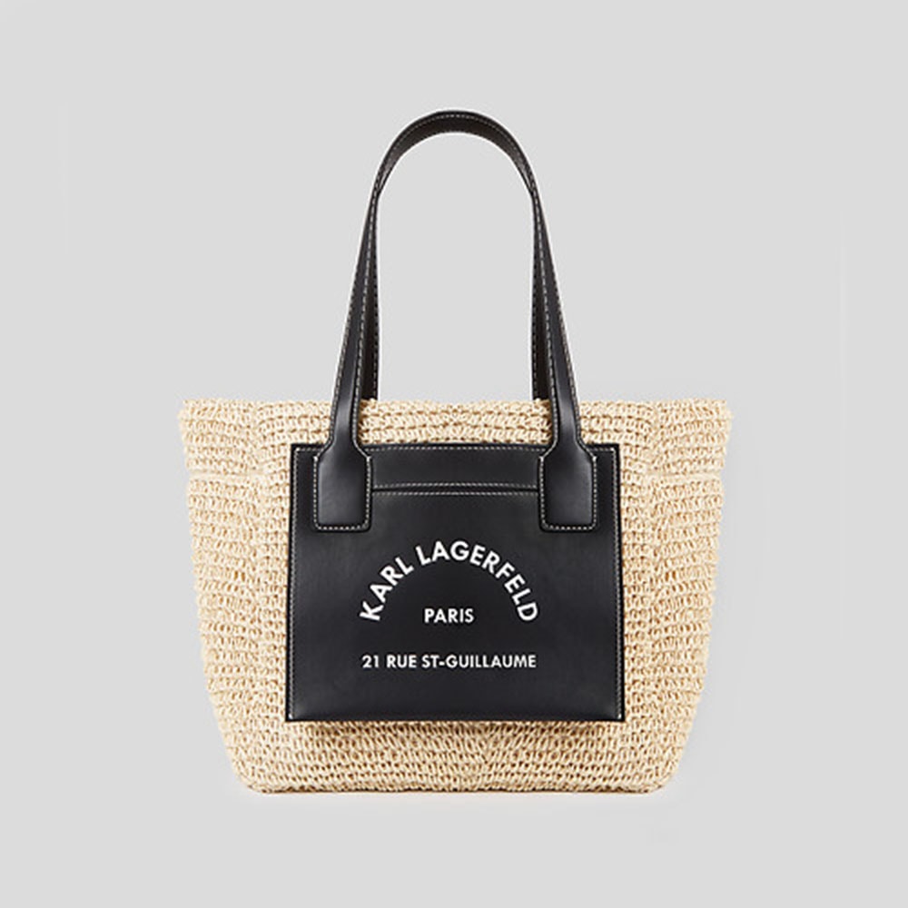 Bolso shopper rafia Karl Lagerfeld 230W3057