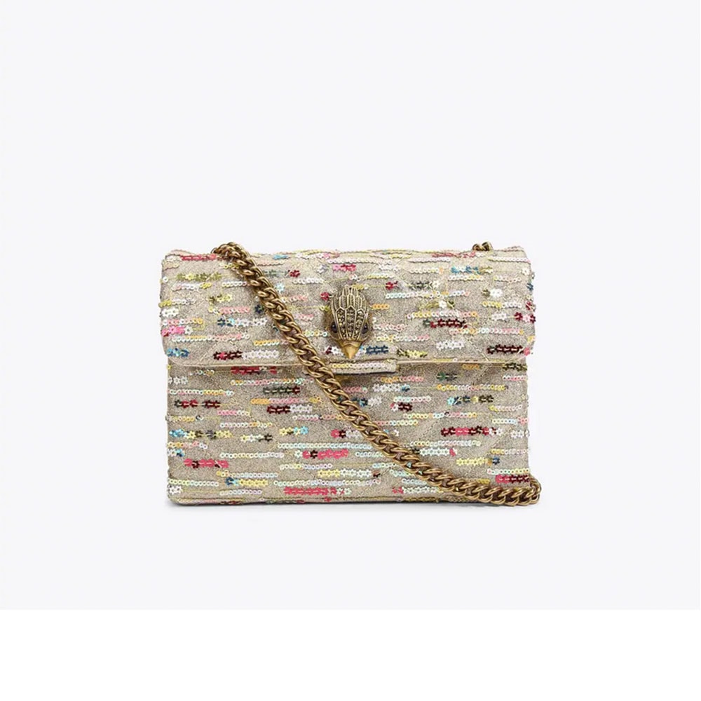 Bolso lurex y lentejuelas cadena Kurt Geiger Lurex Md Kensington