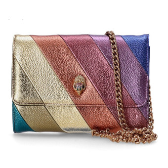 Cartera multicolor mujer cadena Kurt Geiger Wallet on chain