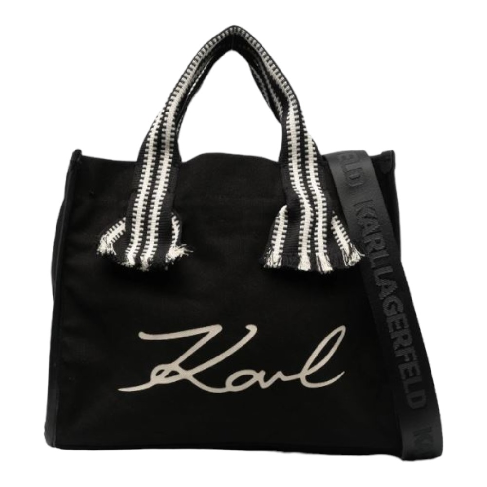 Bolso shopper asas rayas Karl Lagerfeld 231W3069