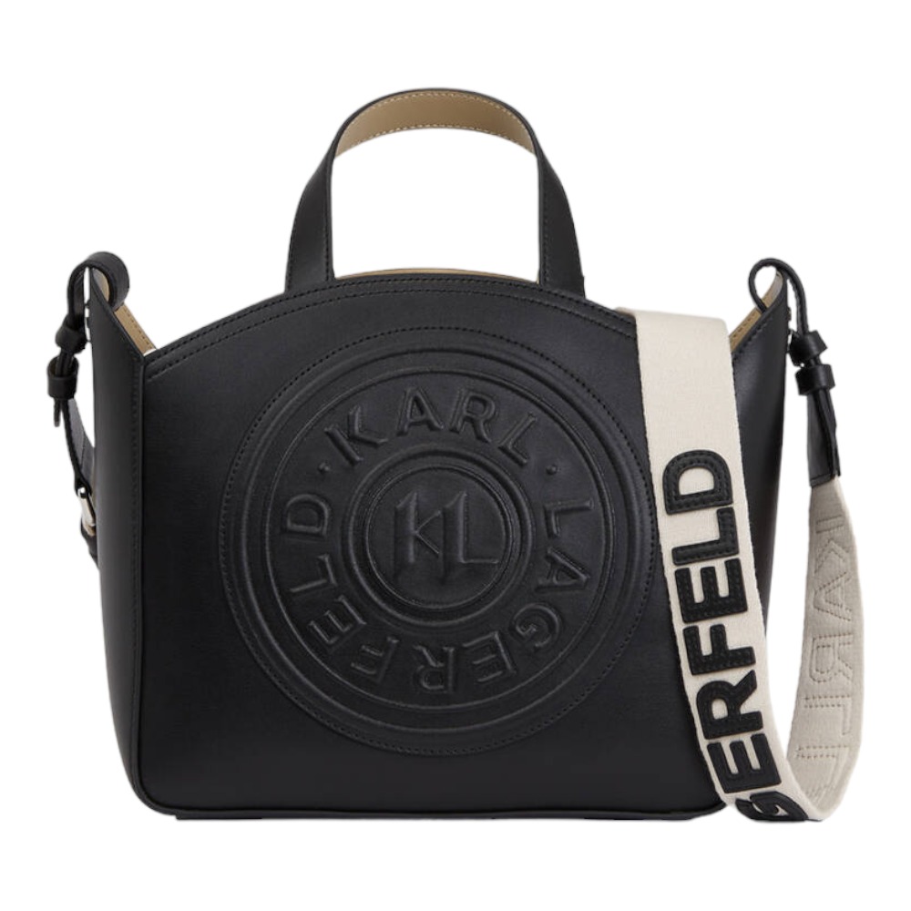 Bolso tote piel doble asa logo Karl Lagerfeld 236W3094
