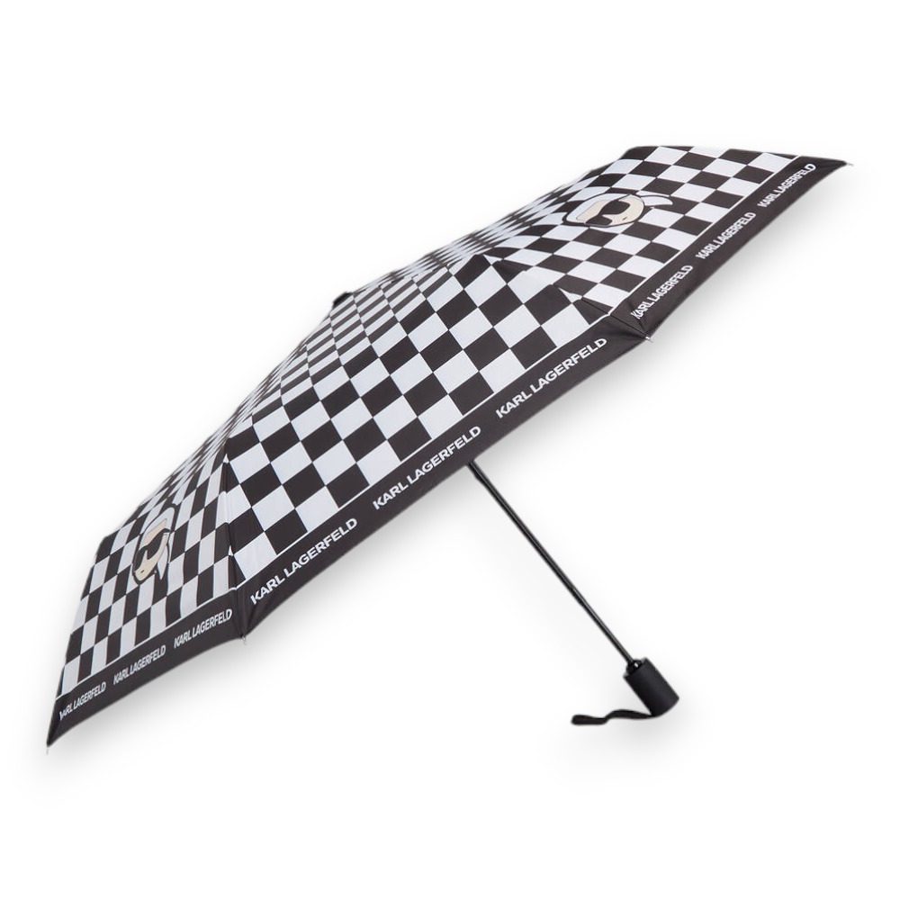 Paraguas estampado ajedrez Karl Lagerfeld 236W3850
