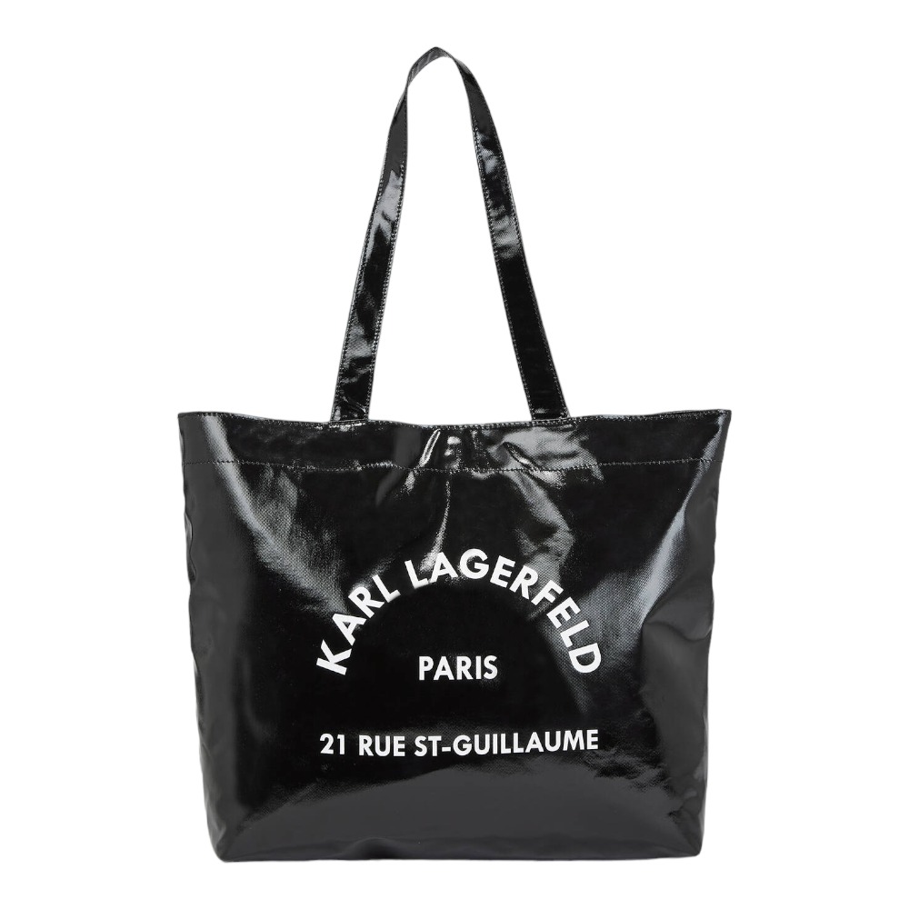 Bolso shopper cuero brillante Karl Lagerfeld 236W3873