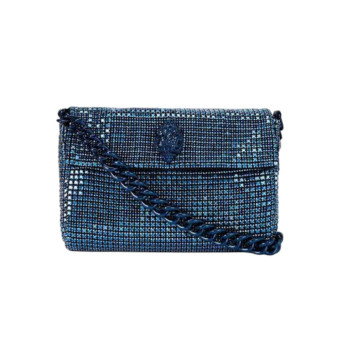 Bolso Kurt Geiger Pedrería Azul 4367182999 Sm Party Flower