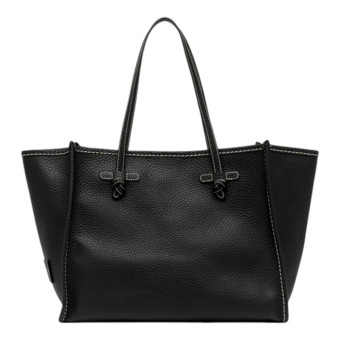 Bolso Shopper mujer piel negra Marcella BS 9330
