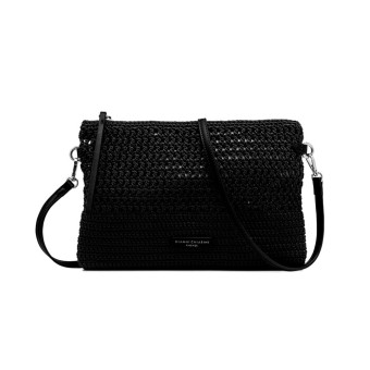 Bolso bandolera ganchillo negro mujer Gianni Chiarini VICTORIA 11580