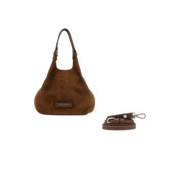 Mini bolso ante cuero asas Gianni Chiarini Dua 9778