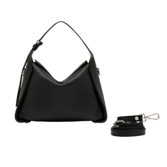 Bolso negro piel asa y bandolera Gianni Chiarini Penelope 11351
