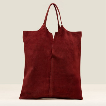 Bolso shopper ante burdeos Gaimo Cosme