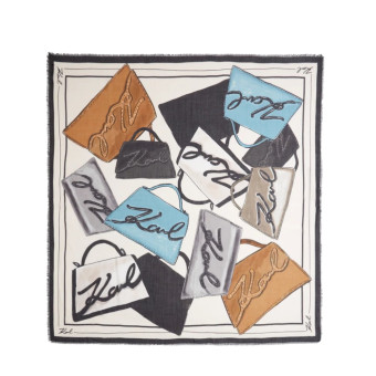 Foulard Karl Lagefeld estampado bolsos A1W33058