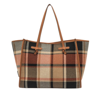 Bolso shopper tartán Marcella de Gianni Chiarini BS 6850 Blmr