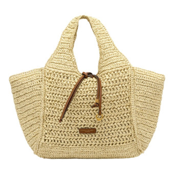 Bolso Gianni Chiarini crochet beig Nefeli Bs 11953