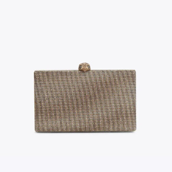 Cartera mano cadena dorada Kurt Geiger 9102940609