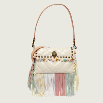 Bolso hombro y bandolera flecos multicolor Kurt Geiger 5842945129