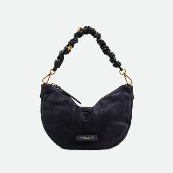 Bolso hobo asa y bandolera azul Gianni Chiarini Cleo BS 12690