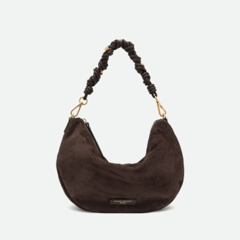 Bolso piel marrón asa cremallera Gianni Chiarini Cleo BS 12691