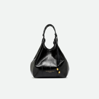 Bolso negro mano y correa piel Gianni Chiarini Dua BS 12678