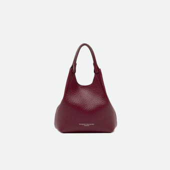 Bolso mini Gianni Chiarini piel burdeos Dua BS 9718