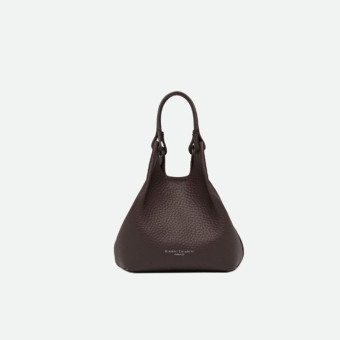 Bolso Gianni Chiarini piel granulada marrón Dua BS 9718