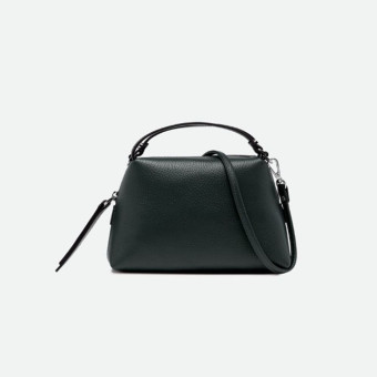 Bolso verde piel asa mano y correa Gianni Chiarini Alifa BS 8145