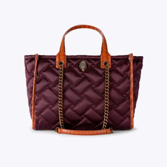 Kurt Geiger bolso shopper nylon burdeos 5023356229 Hoxton Shopper