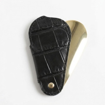 Calzador viaje Walking Sticks piel negro AH0213
