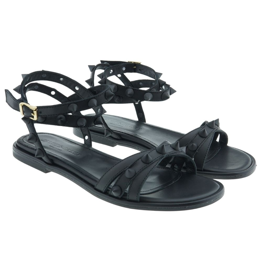 Sandalias planas mujer tachuelas pulsera Janet&Janet 03043