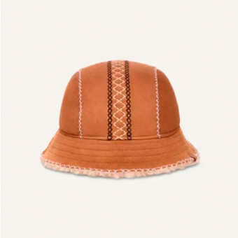 Gorro Mujer Bordados Piel Cordero Ugg W Atherson Embroidered