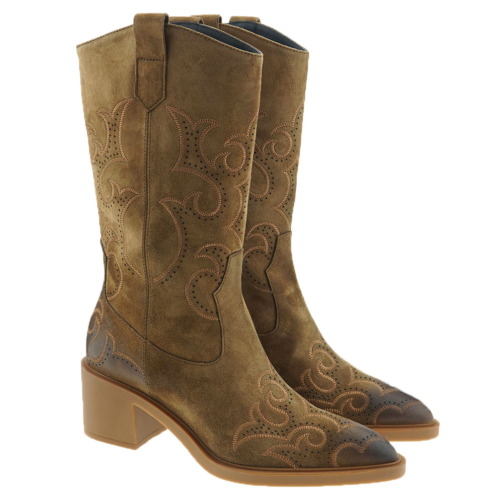 Bota campera media caña pespuntes Pons Quintana 10137.00